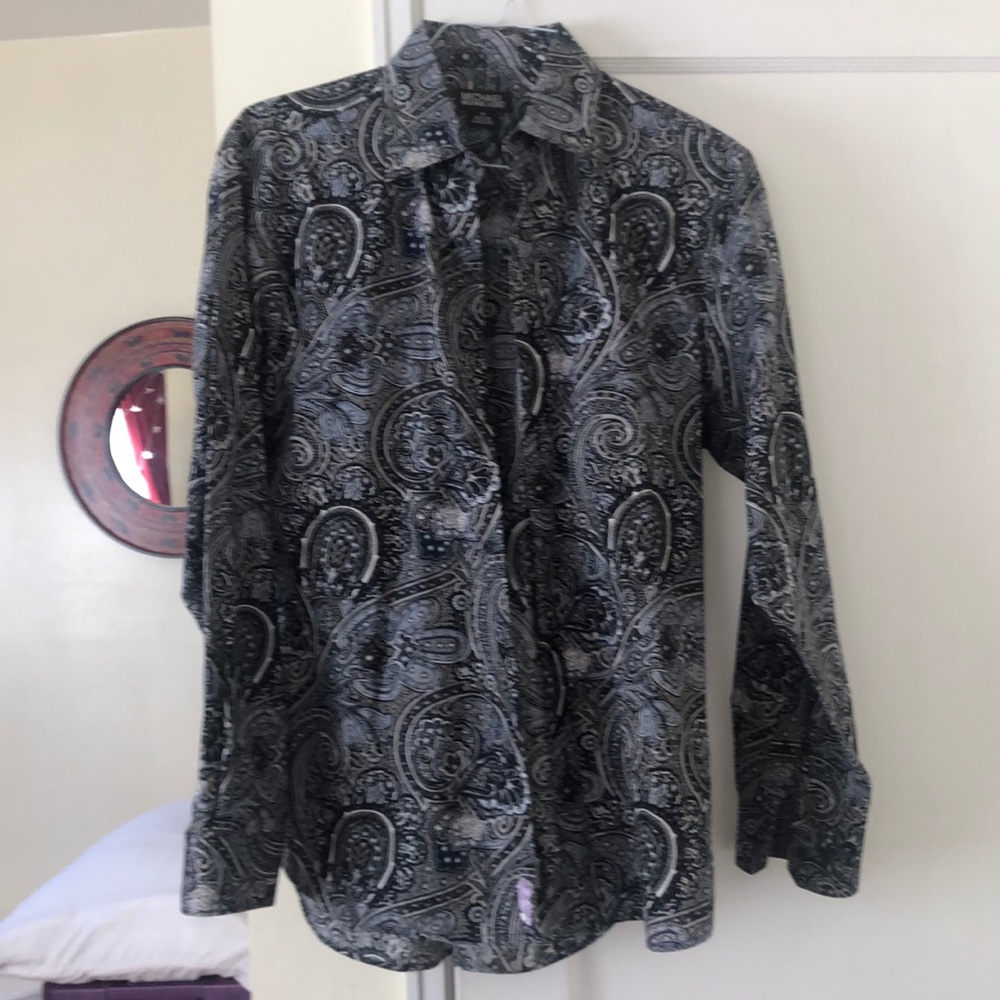Michael Kors Paisley Shirt (Blue)